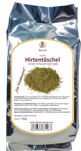 Hirtentschel - (Capsella, Hirtentschelkraut) - 50g