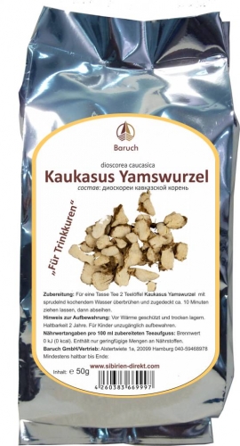 Kaukasus-Yamswurzel - (Dioscorea caucasica, Yams, yam) - 50g