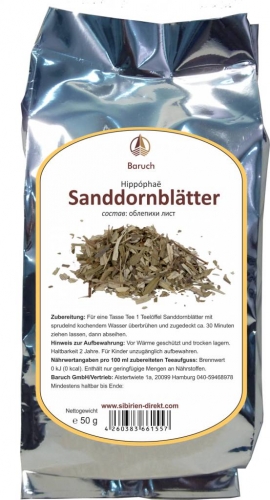 Sanddornbltter - (Hippophae) - 50g