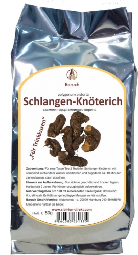 Schlangen-Knterich - (Bistorta officinalis Delarb, Persicaria bistorta, Polygonum bistorta, Bistorta major, Wiesen-Knterich) - 50g