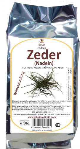 Zedern (Nadeln) 50g.